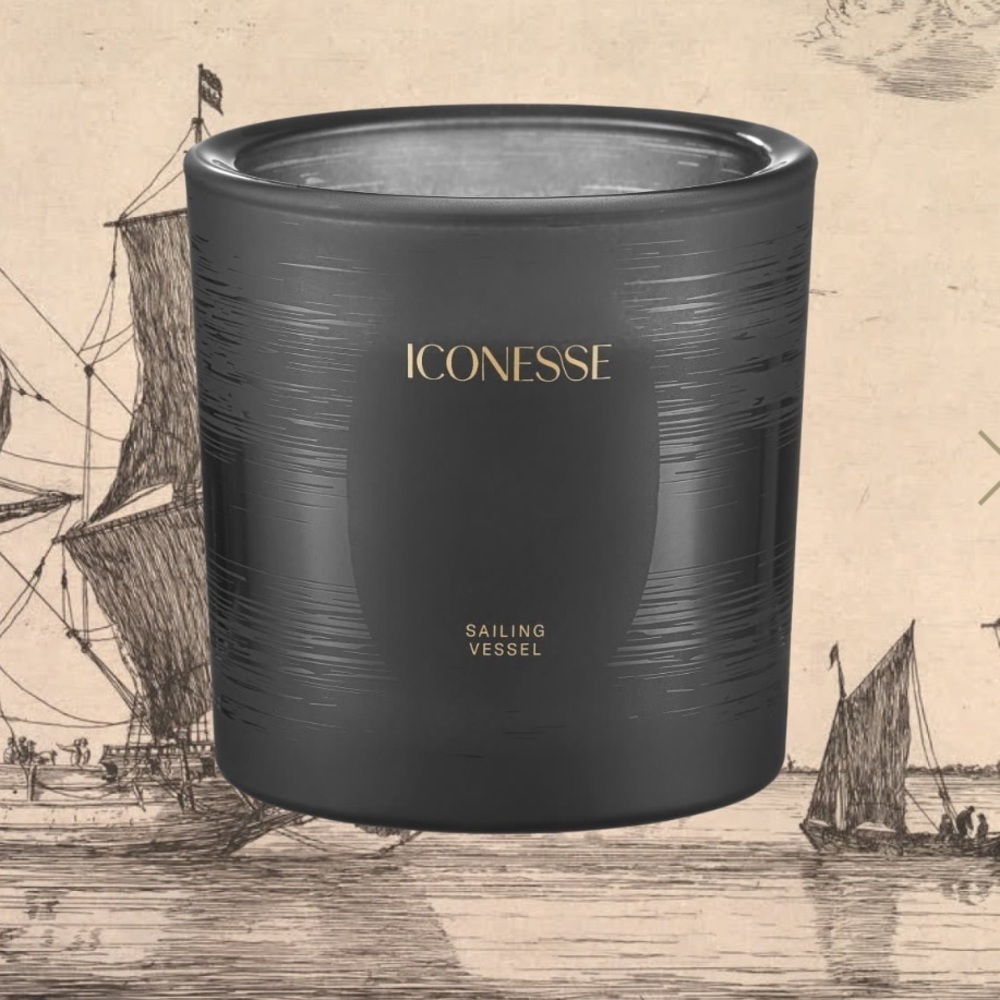 NIB - Iconesse Premium Scented Candle - Sailing Vessels - MSRP $70